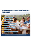 Totaria Probiotic Prebiotic  Postbiotic 120 Capsul 60 Billion CFU 24 Strains w/Digestive Enzymes, Prebiotic Fiber, Slippery Elm, Daily Complete Immune, Gut Health.