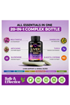 NUTRAHARMONY  Liver Cleanse  Detox 1250mg  60 Capsul  Vegan  Made in USA.