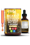 Clean Nutra Organic Maca Root 60 ML  Asvaganda, Fenugreek, Beet Root and L-Arginine Multi vitamin  Women and Men.