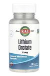 KAL, Lithium Orotate, 5 mg, 120 VegCaps.