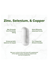 DEAL SUPPLEMENT Zinc Picolinate 50mg with Copper Selenium, 240 Capsul.