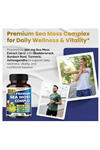 Vegatot Sea Moss 1410mg Daily Wellness Support 150 Capsules.
