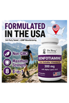 Dr. Berg Vitamin B1 Benfotiamine 300mg Nerve Support  90 Capsules.