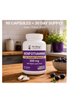 Dr. Berg Vitamin B1 Benfotiamine 300mg Nerve Support  90 Capsules.