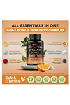 NUTRAHARMONY  Vitamin D3 K2 - Vitamin D3 10000 iu & K2 as MK-7 120 mcg Complex - 120 Capsul.