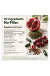 Plus+Ultra  Liposomal Urolithin A Complex, 1250mg with NAD+ NR, Resveratrol 60 Veg Capsul.