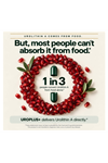 Plus+Ultra  Liposomal Urolithin A Complex, 1250mg with NAD+ NR, Resveratrol 60 Veg Capsul.